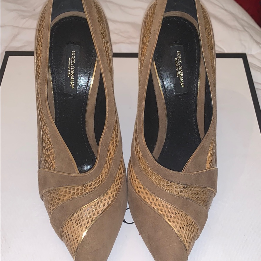 Dolce & Gabbana Python Heels